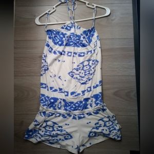 INDAH Halter neck tie romper